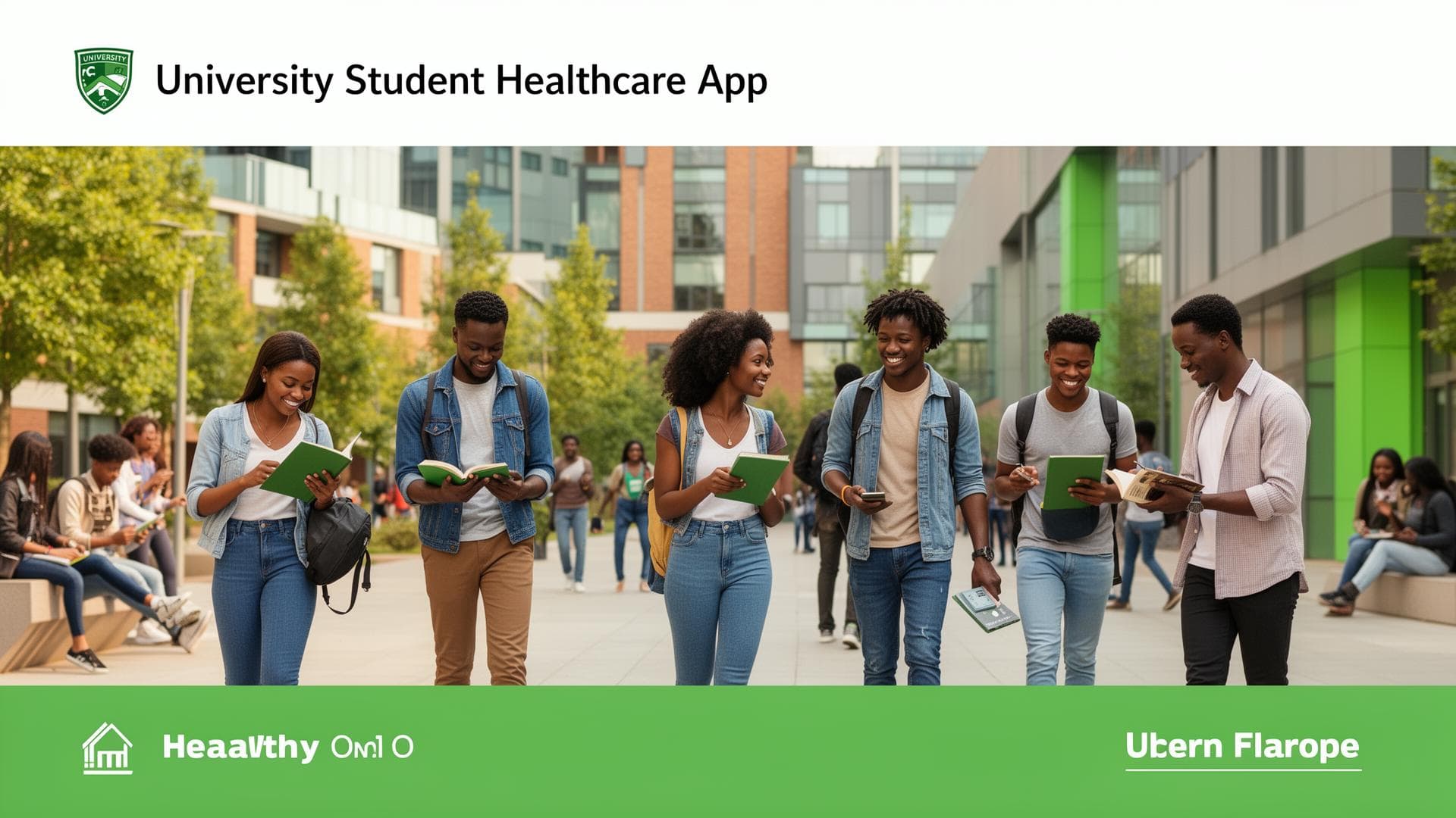University students on campus